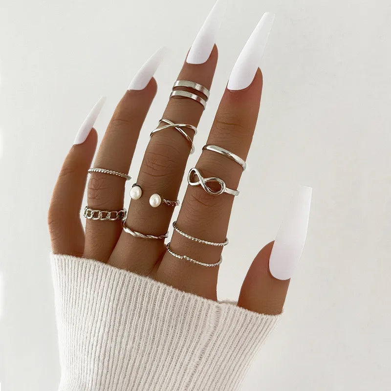 Heart Geometric Gold Butterfly Ring