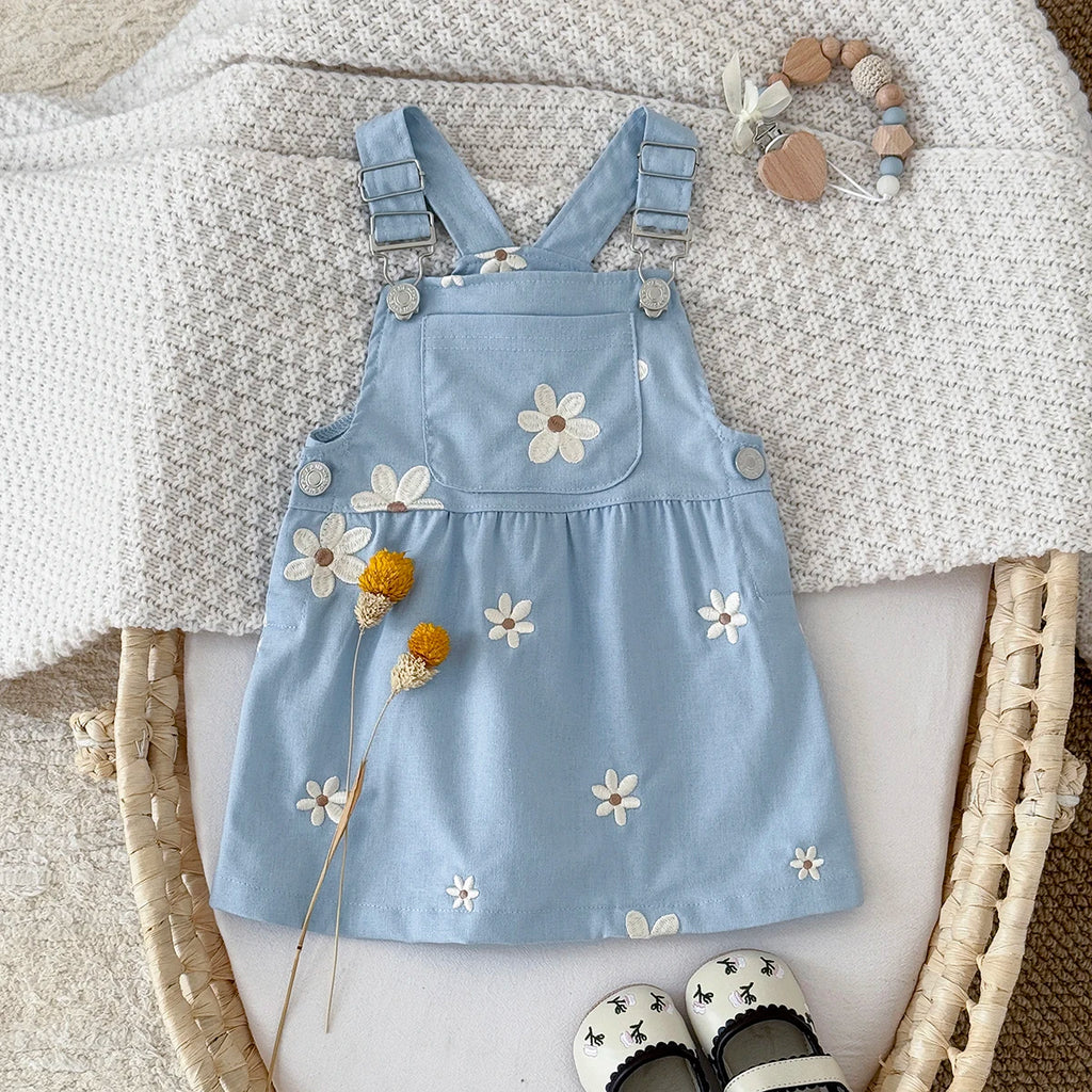 Dress Toddler Baby 0-3 Y  Loose Clothes with Pockets
