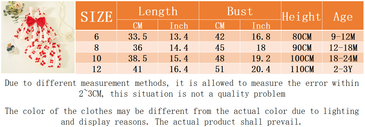 Baby Girl Summer 2-Piece Set (0-3Y)