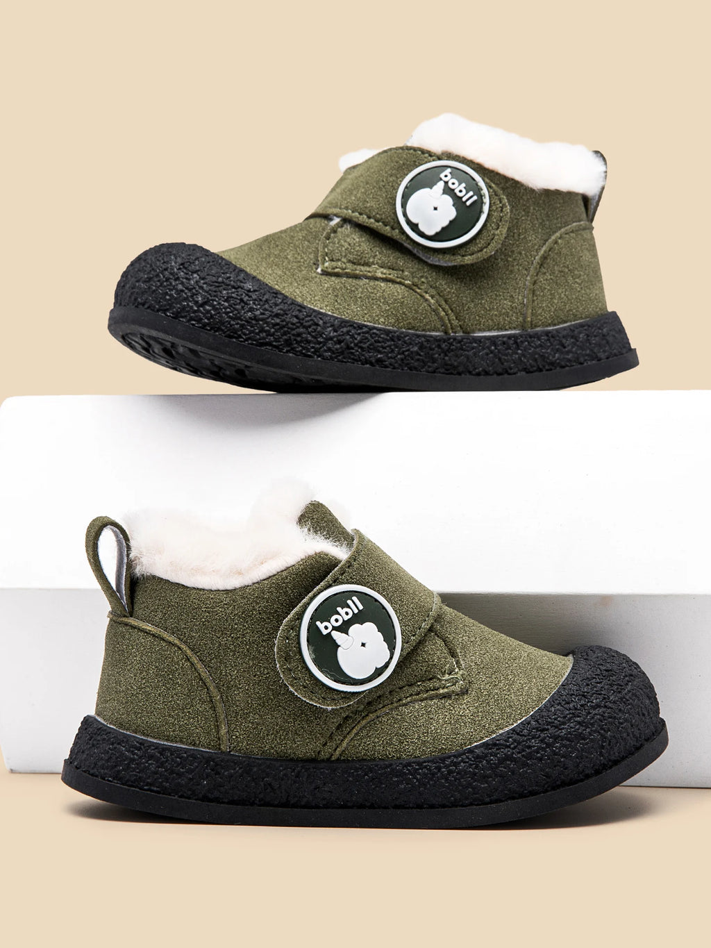 Baby Winter First-Step Shoes (0–3Y) – Fleece-Lined Outdoor Toddler Shoes
