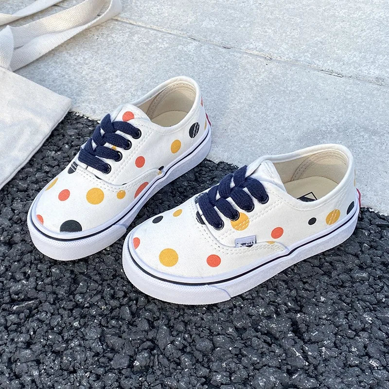 Kids’ Low-Top Canvas Shoes – Minimalist Casual Sneakers