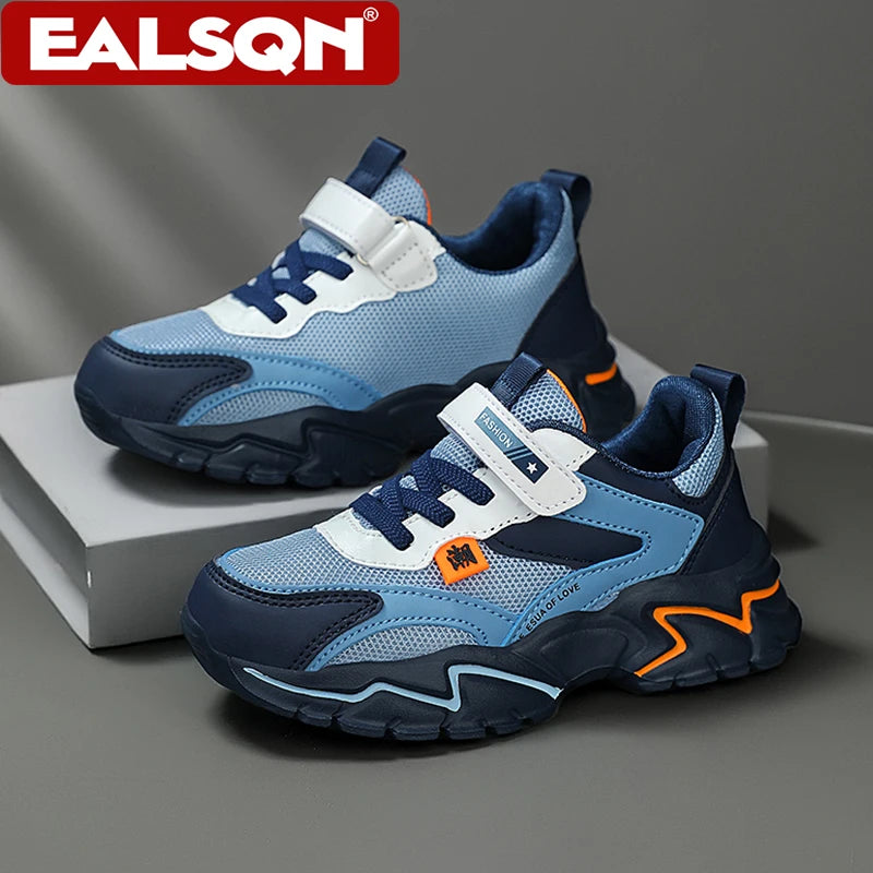 Kids Breathable Sneakers – Outdoor Casual & Sport Shoes (5–16 Years)