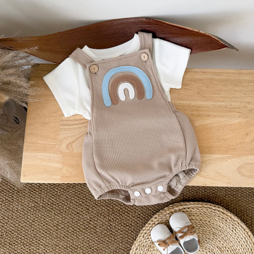 2PCS Baby Summer Set – Romper & T-shirt