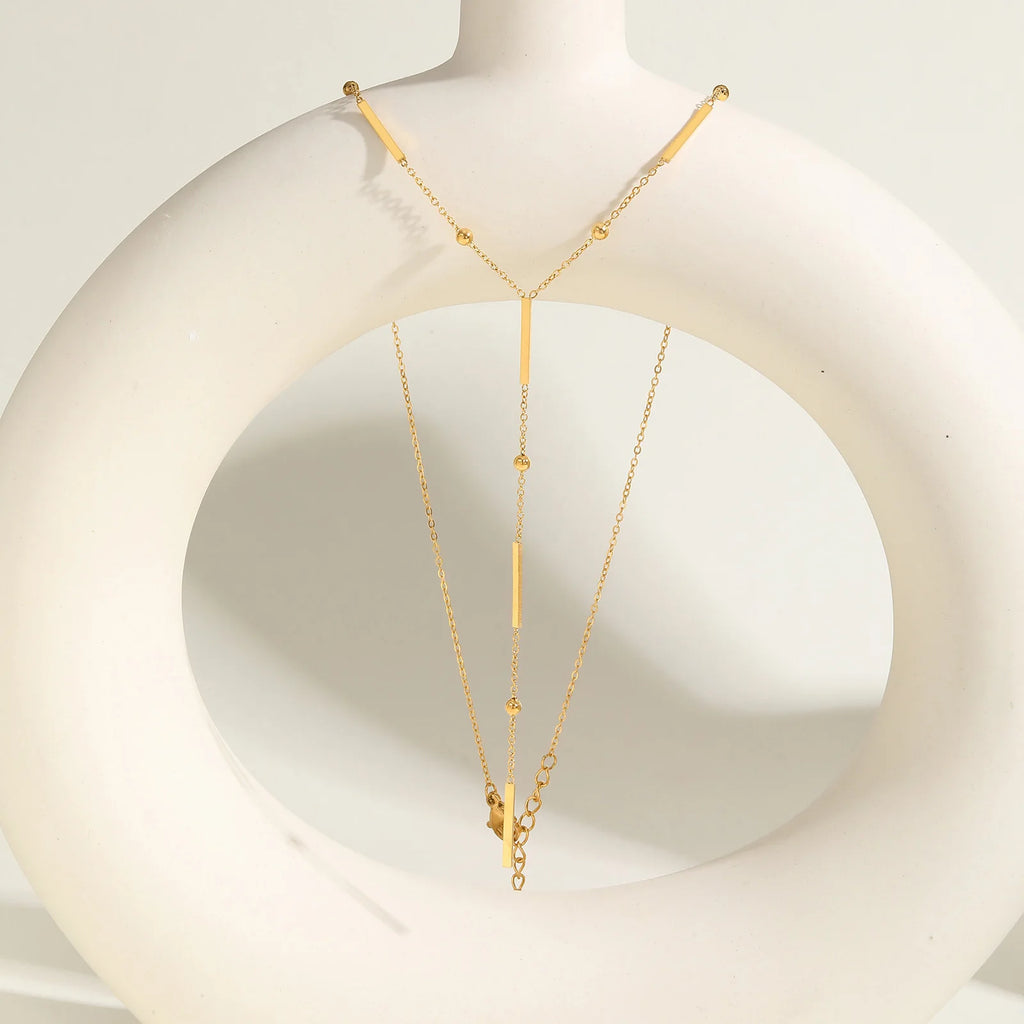 Y Shape Bar Necklace