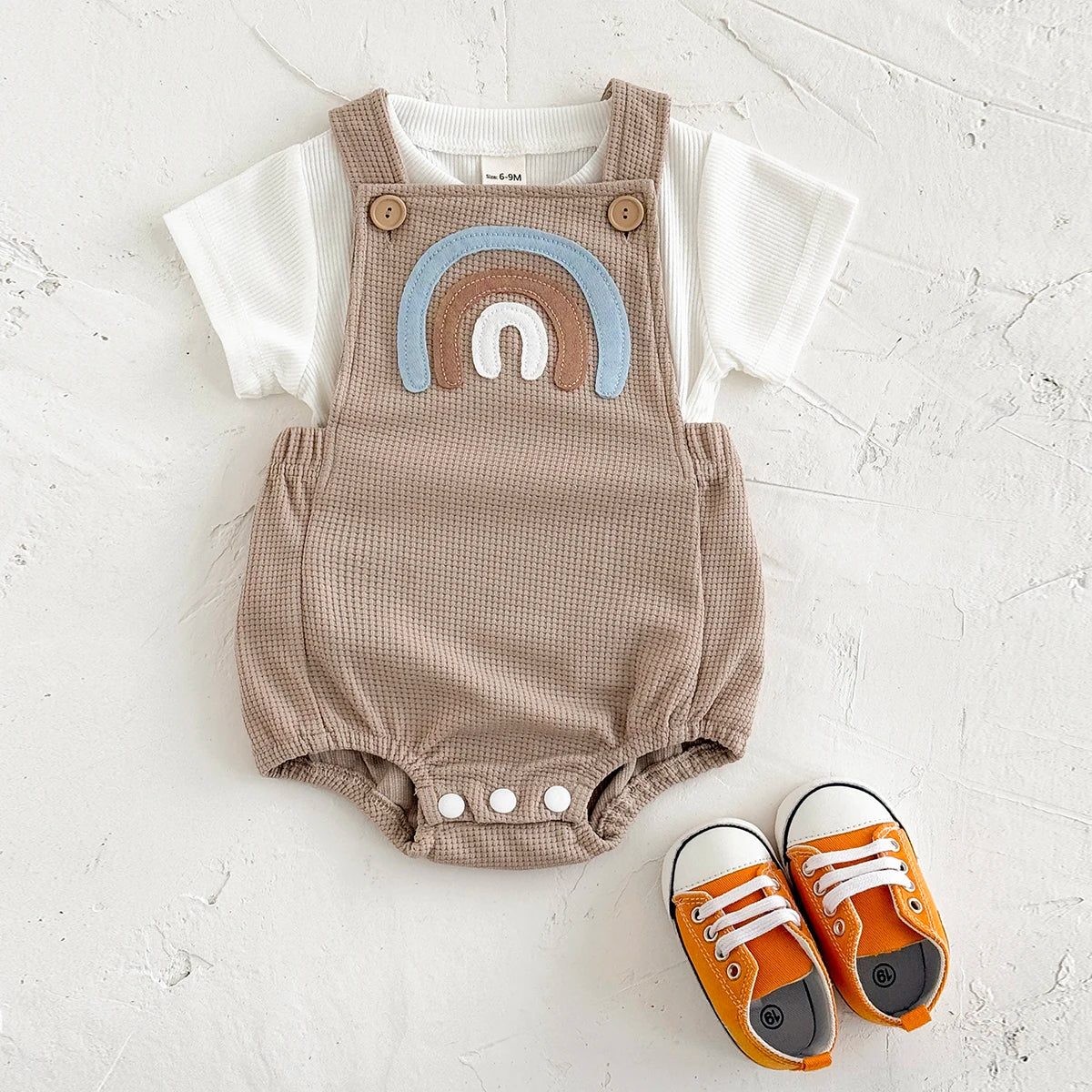 2PCS Baby Summer Set – Romper & T-shirt