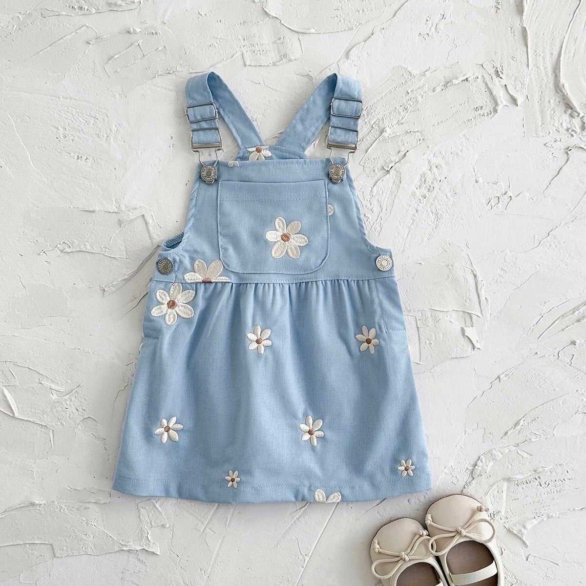 Dress Toddler Baby 0-3 Y  Loose Clothes with Pockets