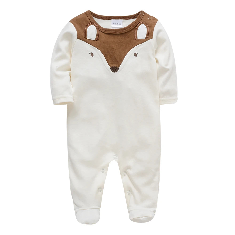 Infant Girl Long Sleeve Jumpsuit, 0–12 Months