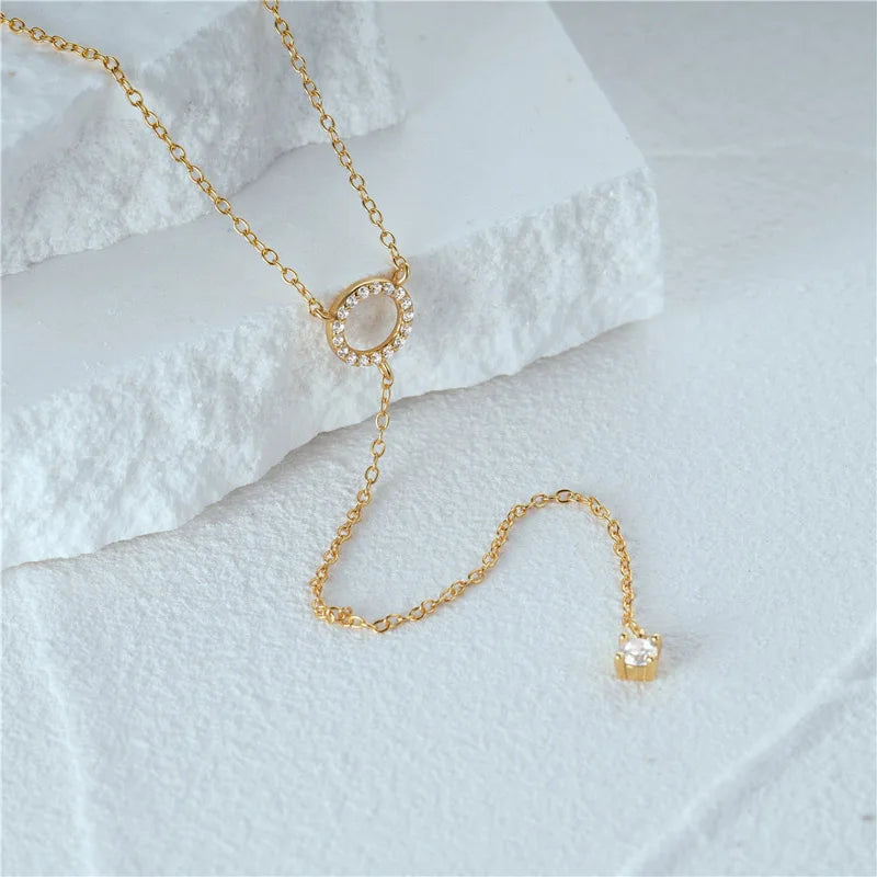 Sterling Silver Circle Necklace