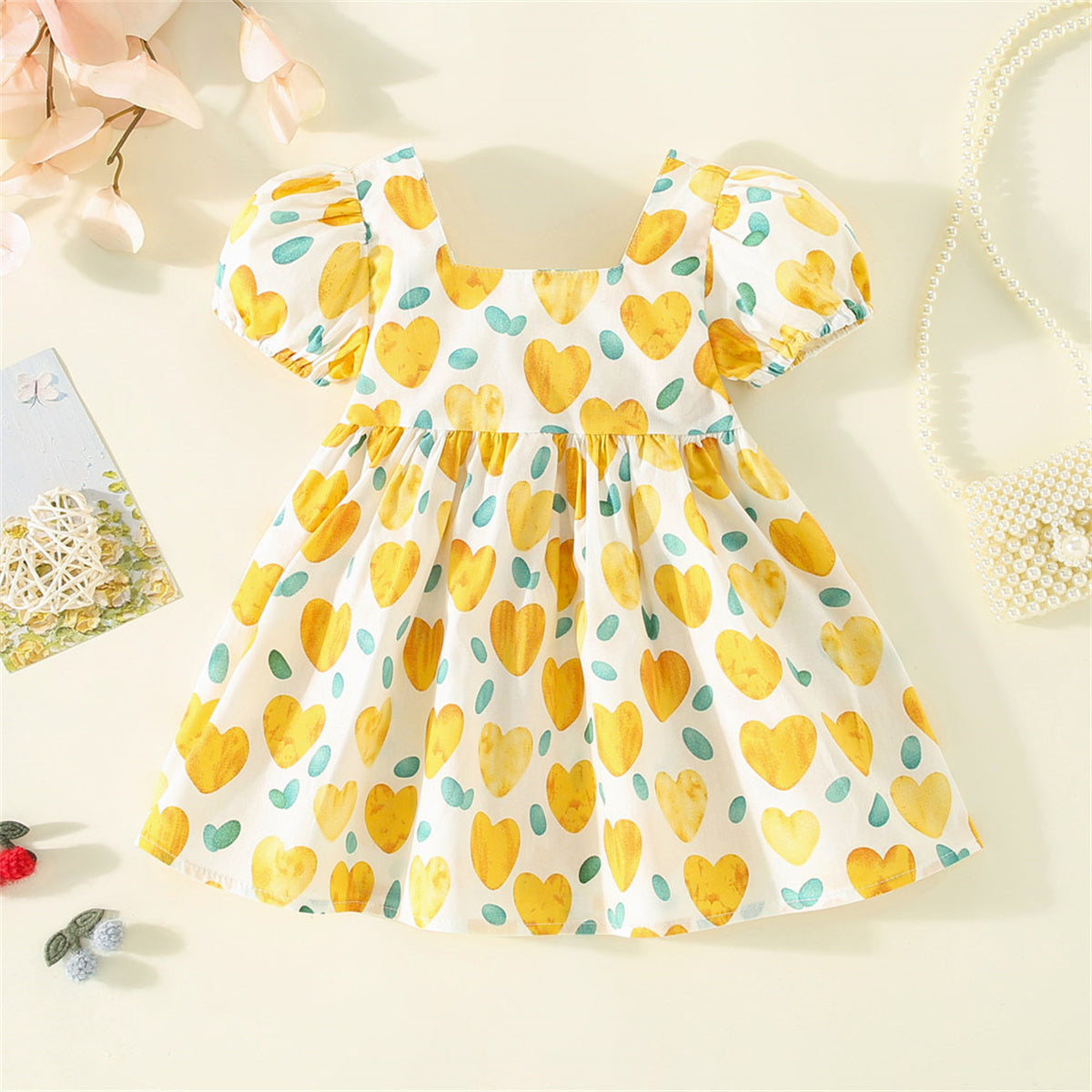 Baby Girl Summer Bow Dress (0-3Y)
