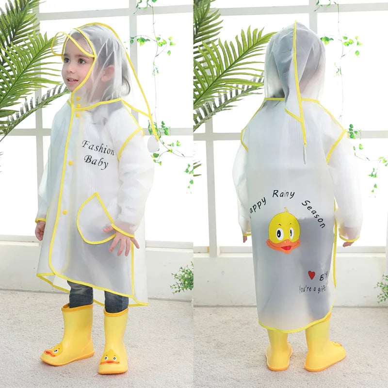 Kids’ Waterproof Rain Boots – Cartoon PVC Rubber Shoes