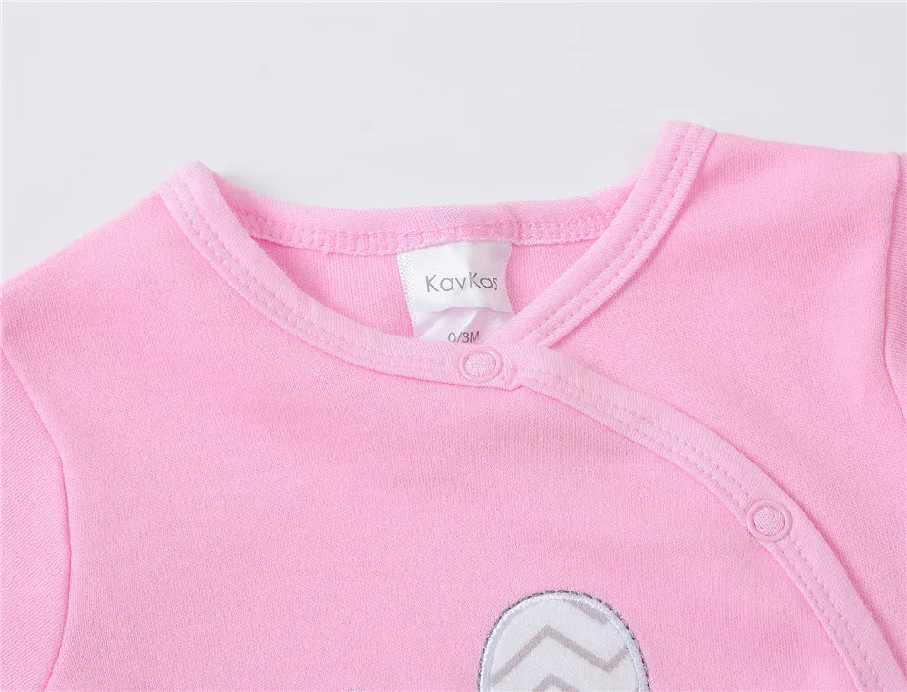 3/4 Pcs Girls  Jumpsuit 0-12 M