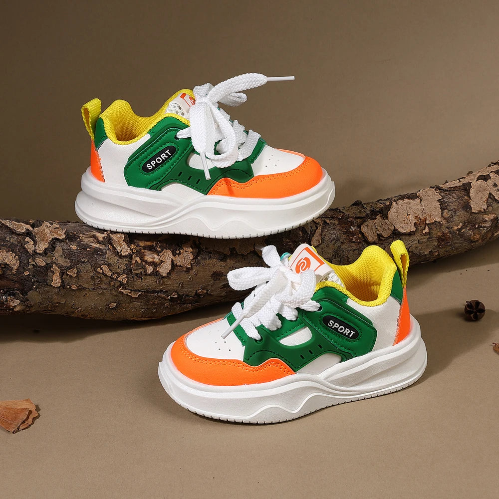 Kids’ Spring Sneakers – Soft Sole, Breathable Sports Shoes