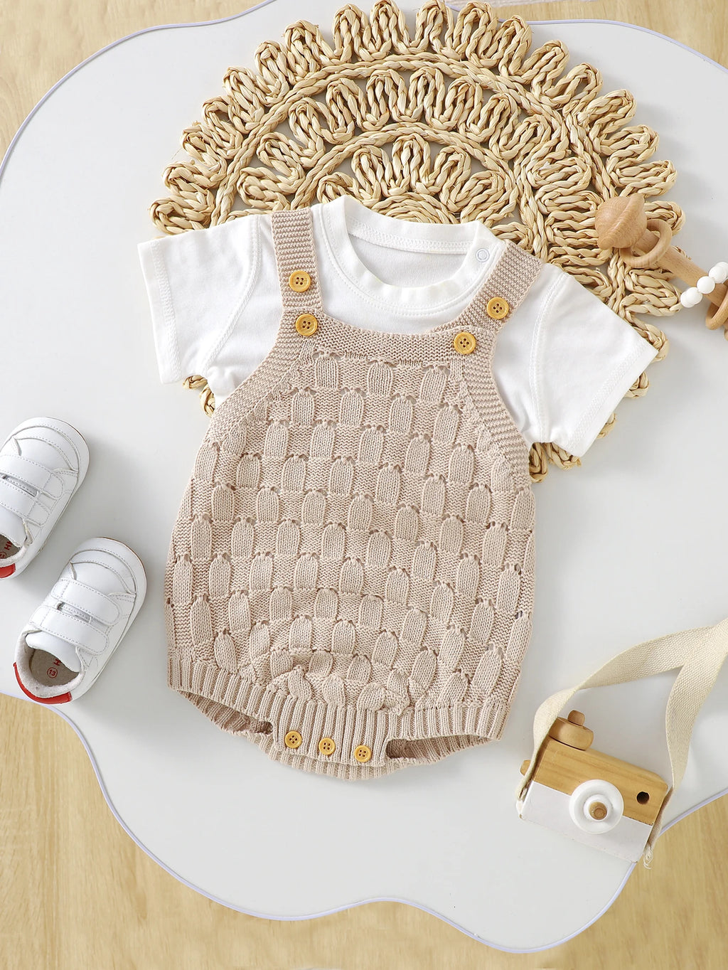 Infant Cotton Onesie for Toddler Boys Girls One Pieces Outfits 0-18m