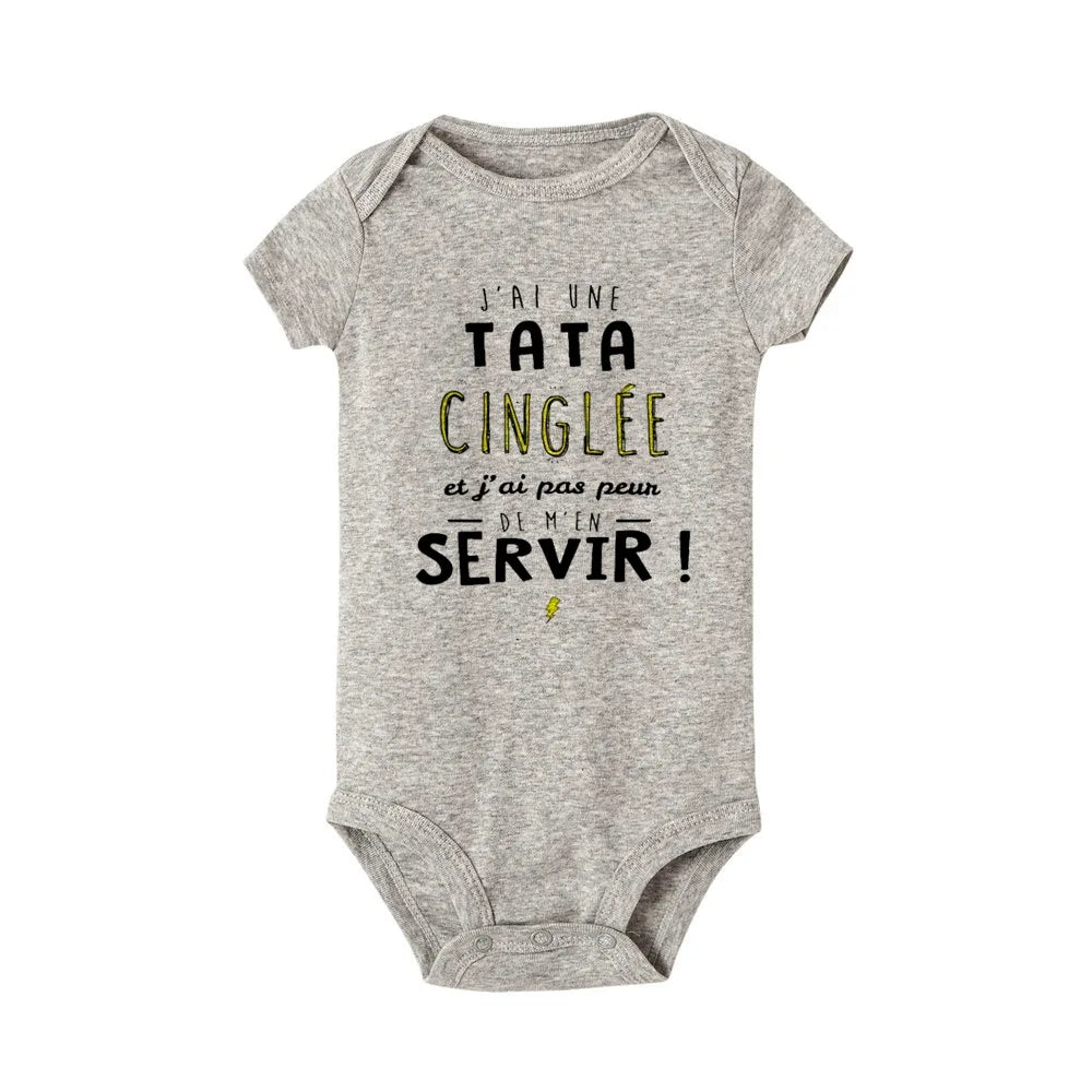 Newborn Baby Bodysuits Funny Cute Toddler Infant Jumpsuits Rompers Outfits