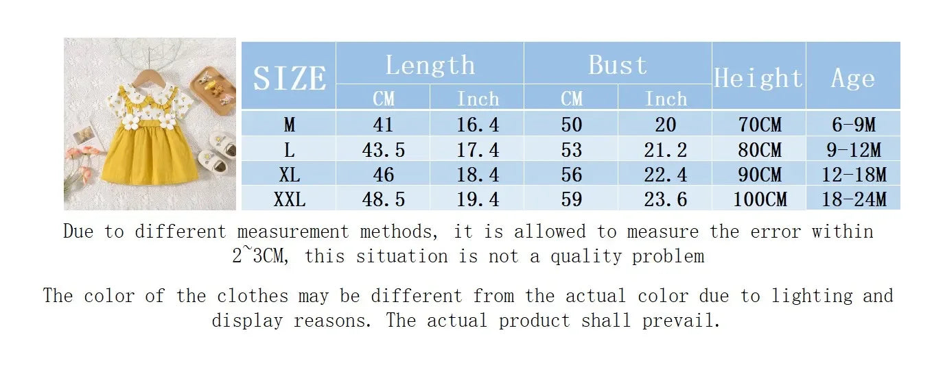 0-3 Years - Two-Piece Shoulder Strap Dress Girl Cute