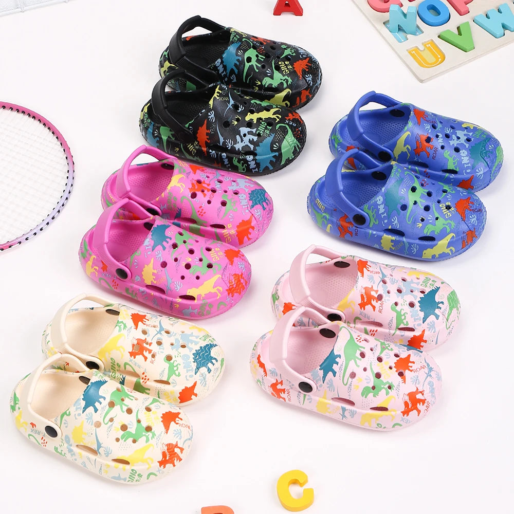 Kids’ Cartoon Sandals – Soft, Breathable Summer Shoes