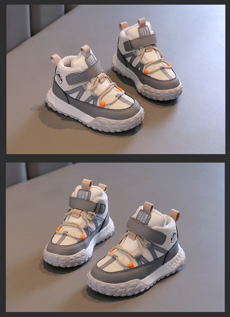 Kids Autumn/Winter Sneakers – Plush Warm Casual Sport Shoes
