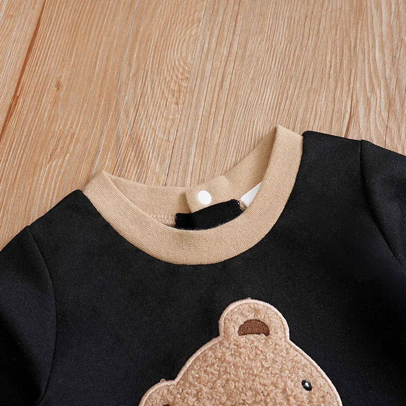 Baby Cartoon Teddy Bear Bodysuit