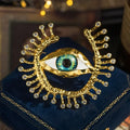 Deluxe Exaggerated Eye Brooch Baroque
