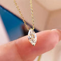 Huitan Crystal Marquise Cubic Zircon Pendant