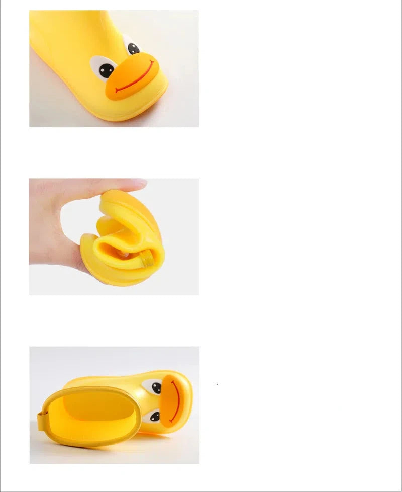 Kids’ Waterproof Rain Boots – Cartoon PVC Rubber Shoes