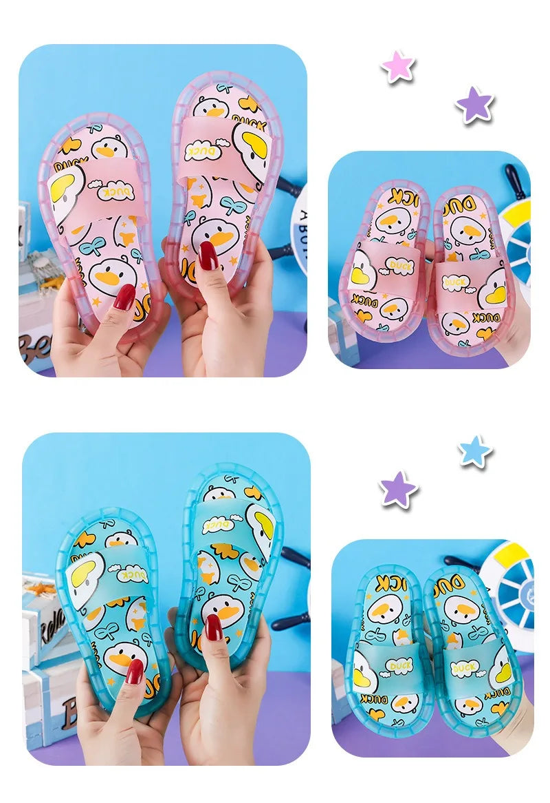 Kids’ Luminous Slippers – Sparkling Light-Up Shoes