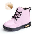 Girls’ PU Leather Winter Boots