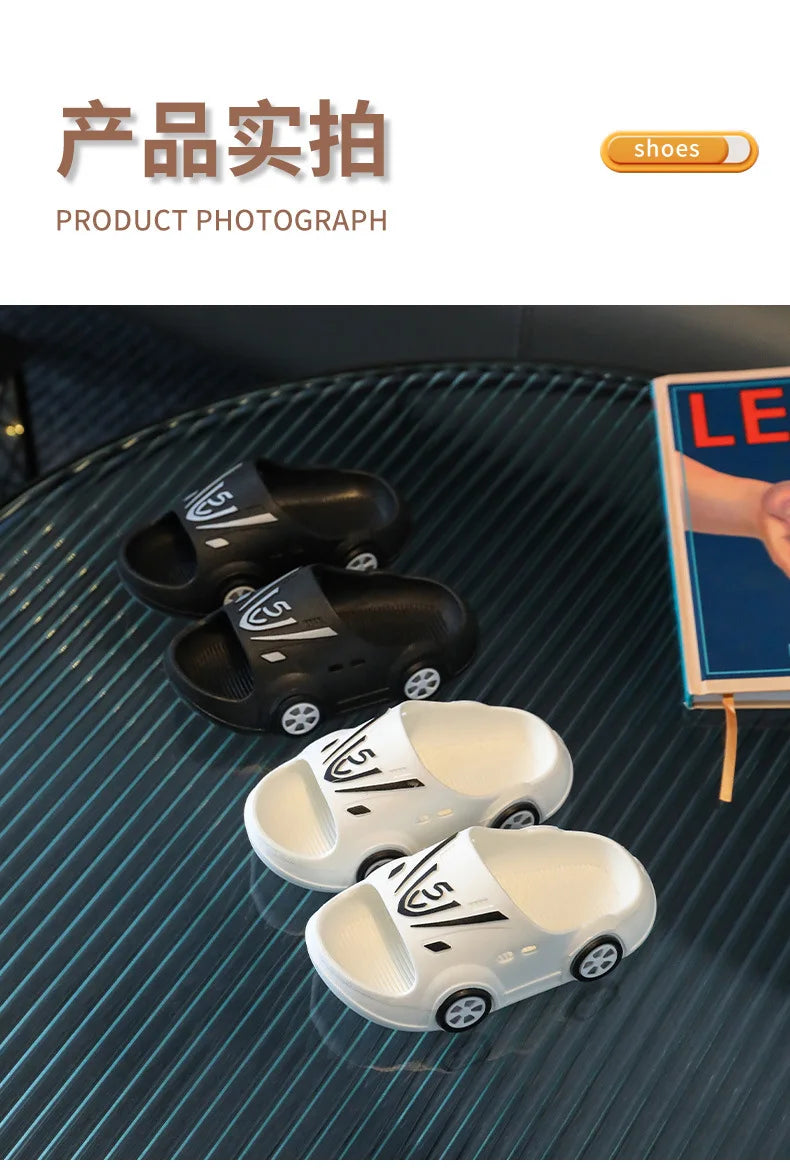 Kids LED Cartoon Slippers – Soft Anti-Slip Summer Shoes
