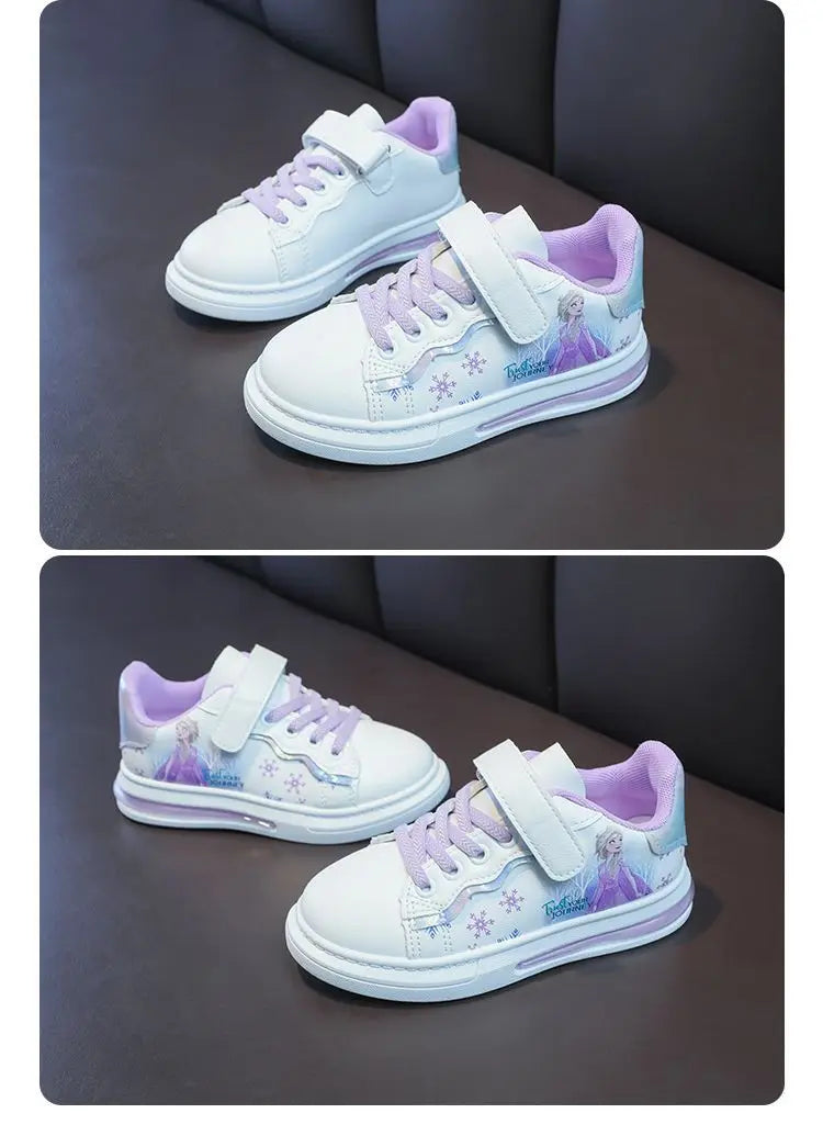 Disney Elsa Frozen Girls’ White Flats – Waterproof Shoes