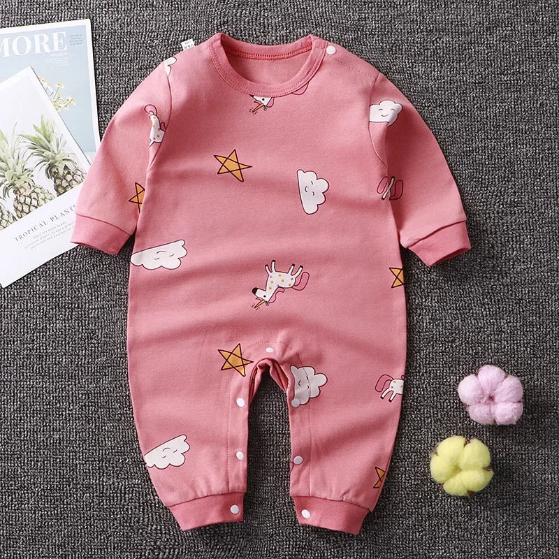 Cotton Baby Romper, Boys & Girls, One-Piece