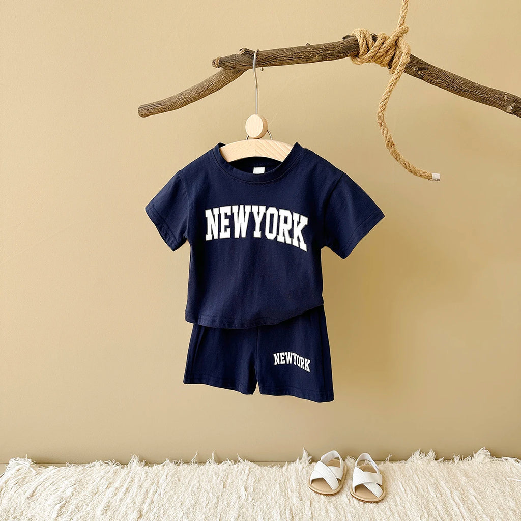 T-shirt & shorts Girls Sports Set 2Pcs Infant Outfit Set