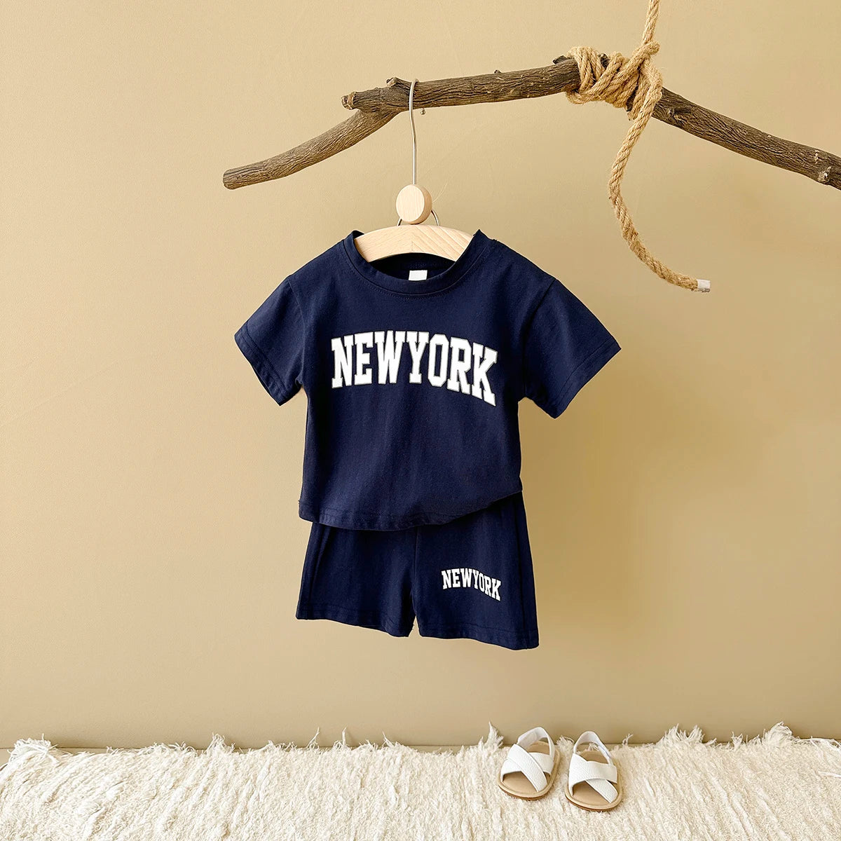 T-shirt & shorts Girls Sports Set 2Pcs Infant Outfit Set