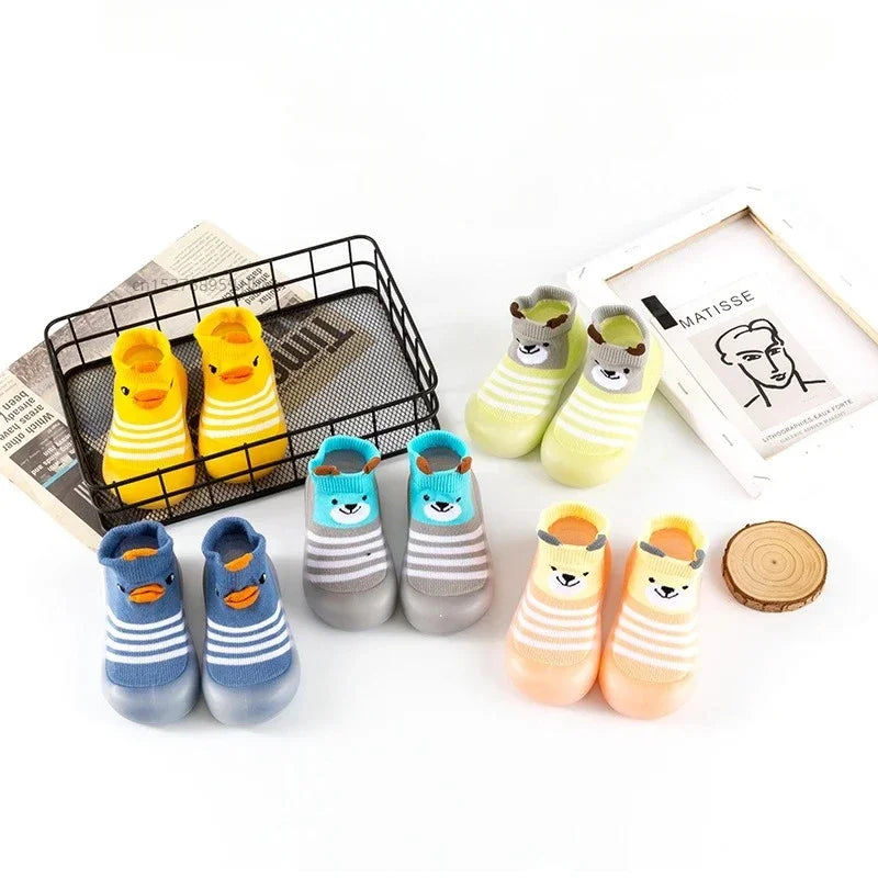 0-3Y Baby Walkers Soft Sole Socks Shoes