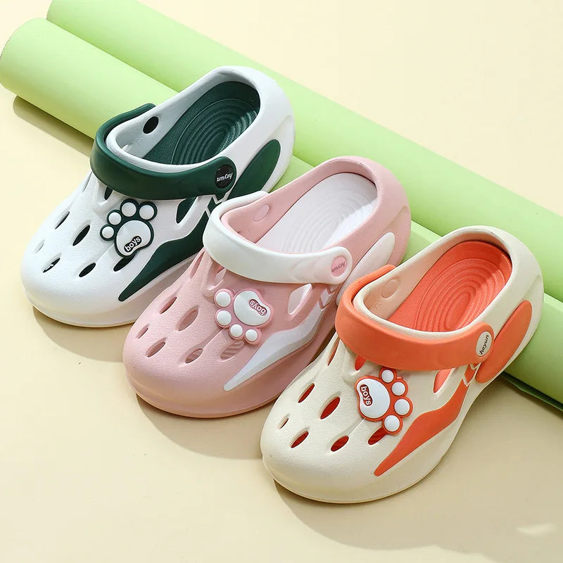 Kids  Chunky Platform Sandals – Thick Sole EVA Non-Slip Shoes