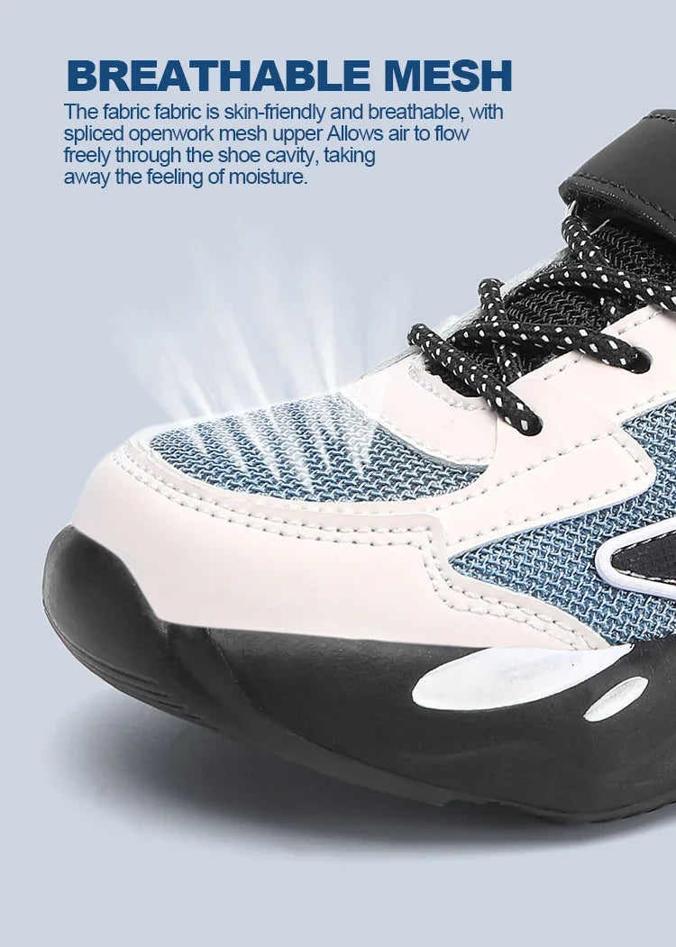Kids’ Mesh Sneakers – Breathable, Non-Slip Running Shoes