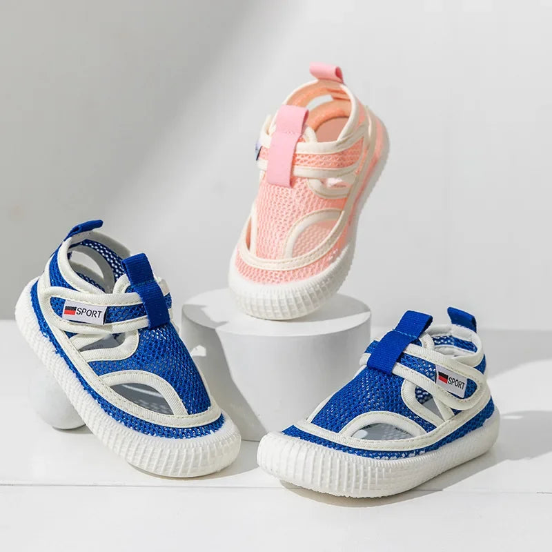 Kids’ Summer Sandals – Soft, Breathable, Hollow Toe (21–30)