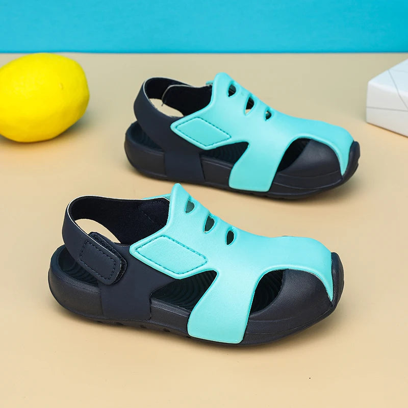 Kids’ Summer Sandals – Candy Color, Breathable Mesh Shoes
