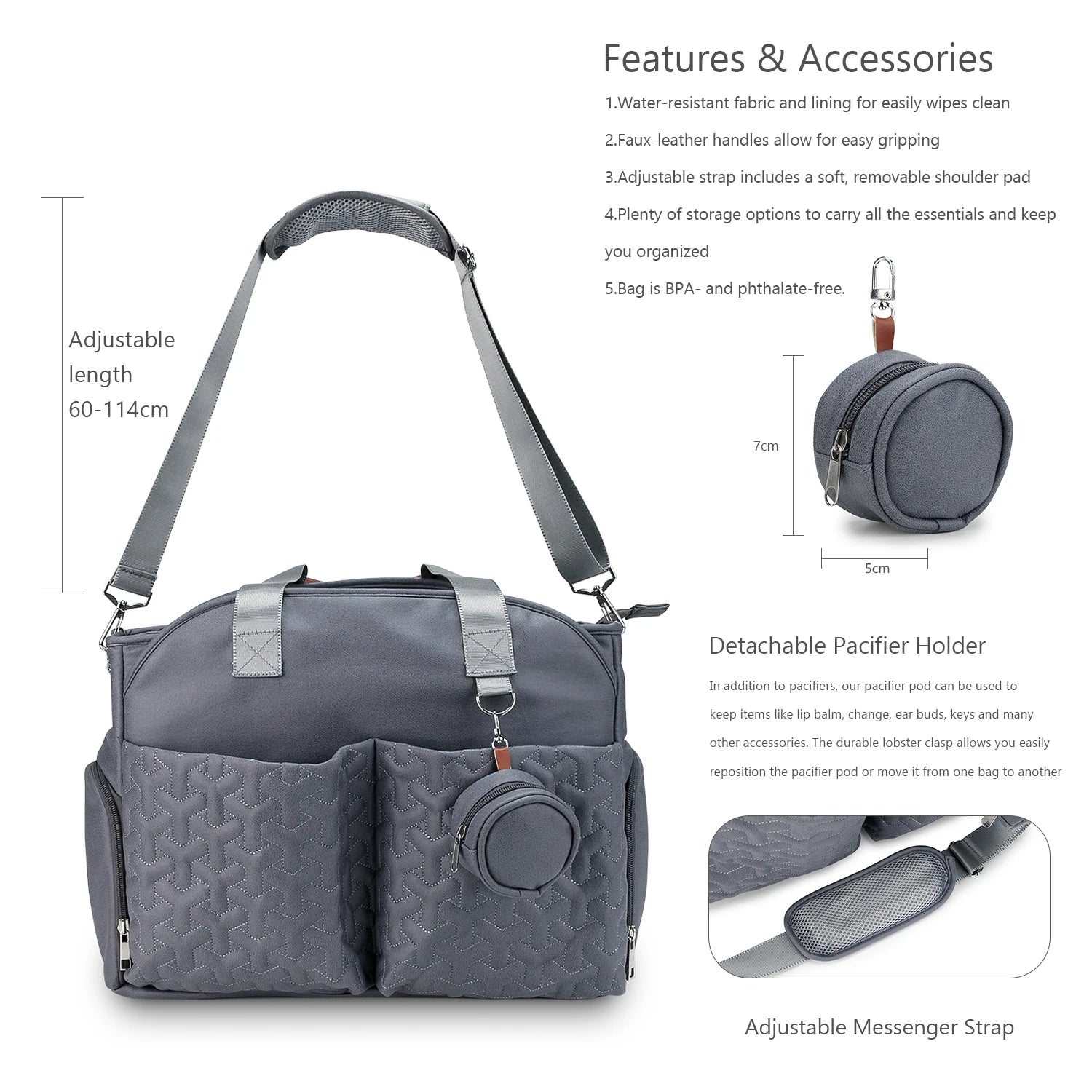 Mom & Dad Travel Bag – Diaper & Pump Tote