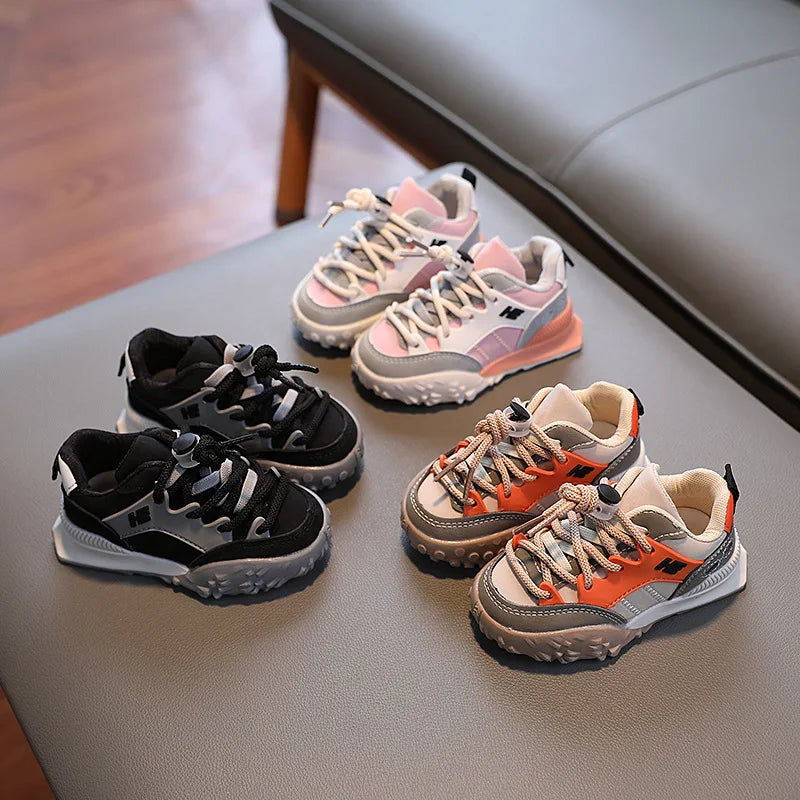 Kids’ Mesh Sneakers – Breathable, Casual Running Shoes (21–36)