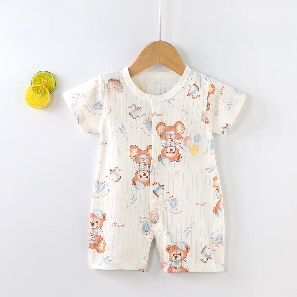 Short-Sleeved Thin Harness Infant Clothes