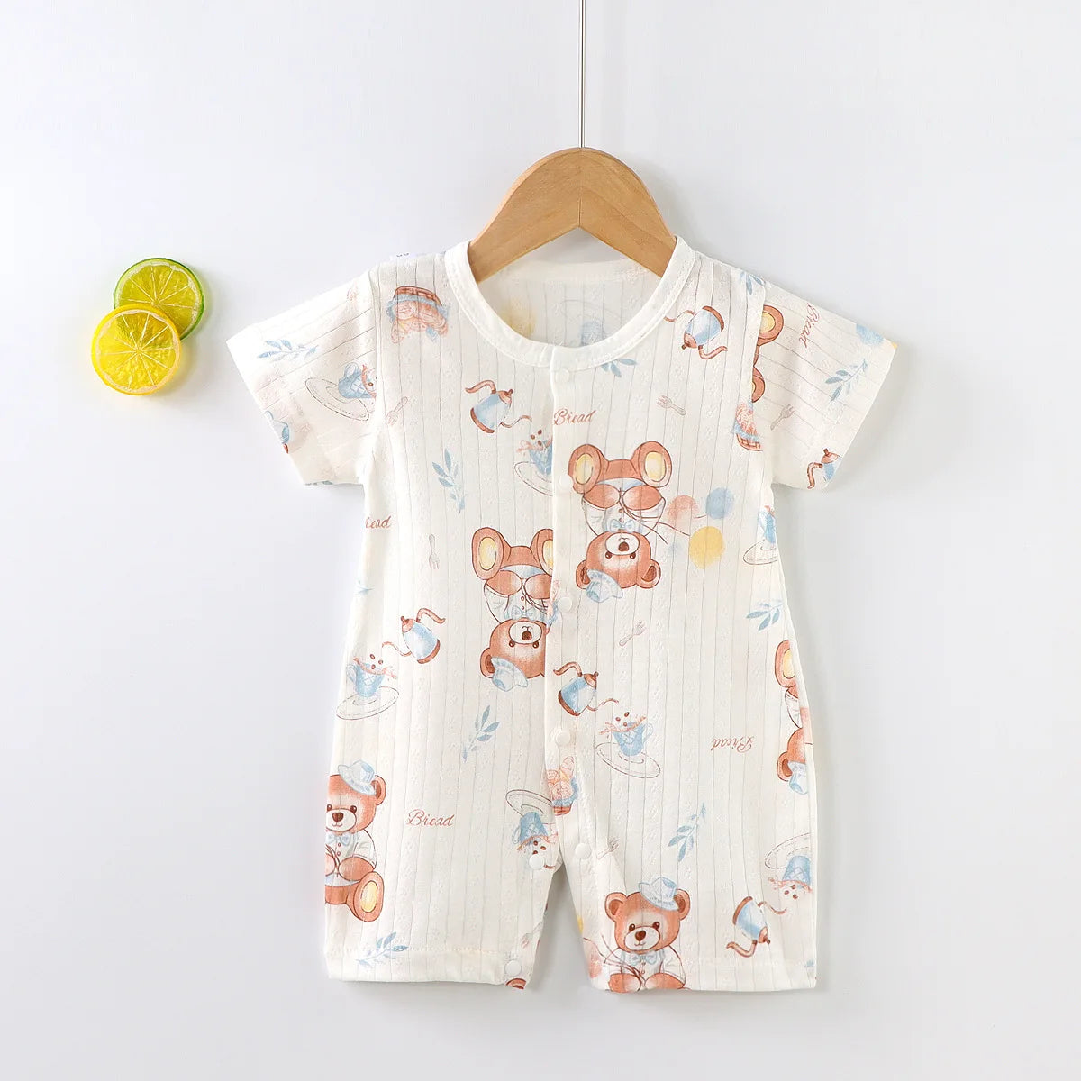 Short-Sleeved Thin Harness Infant Clothes