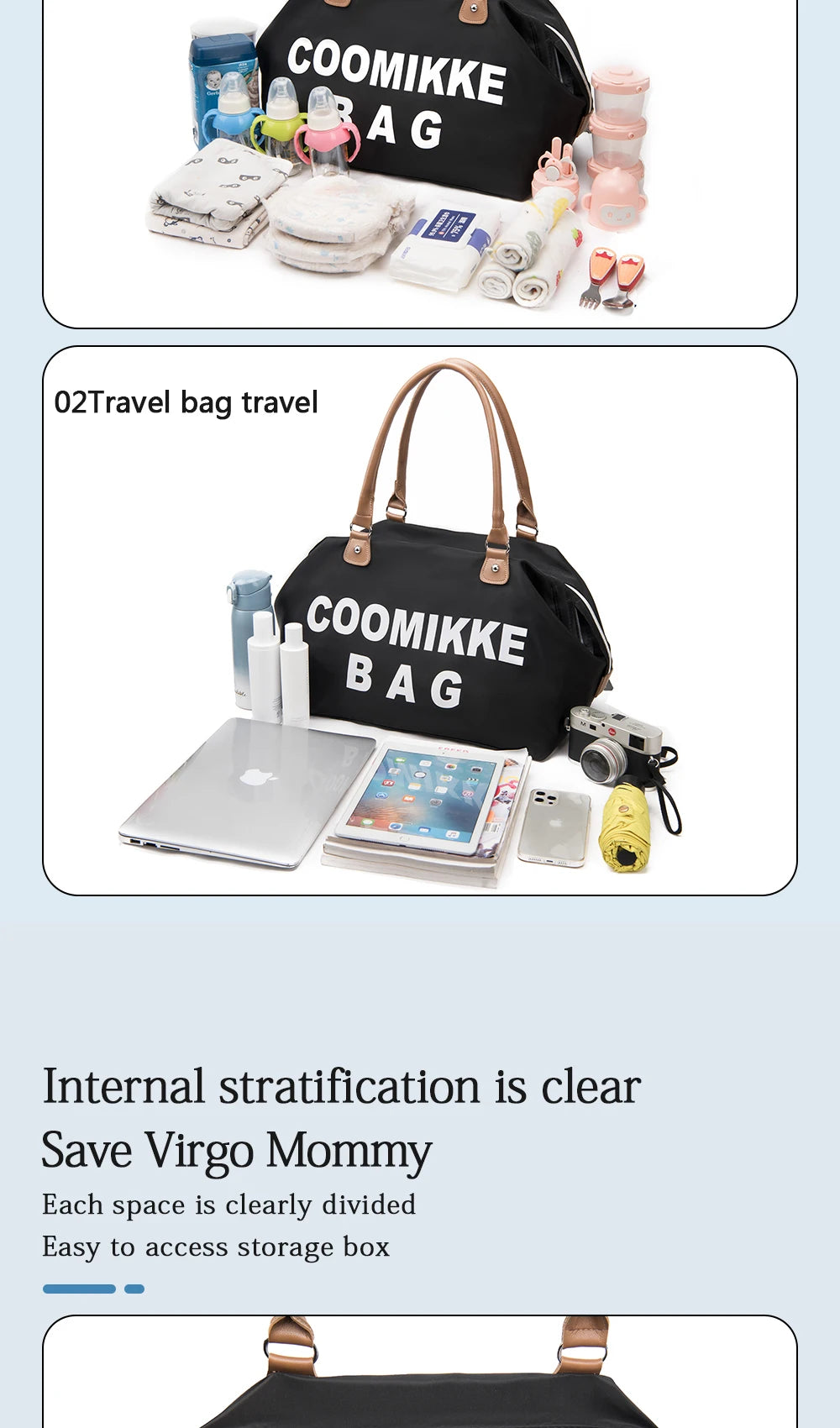 Multifunctional Mom & Baby Diaper Backpack