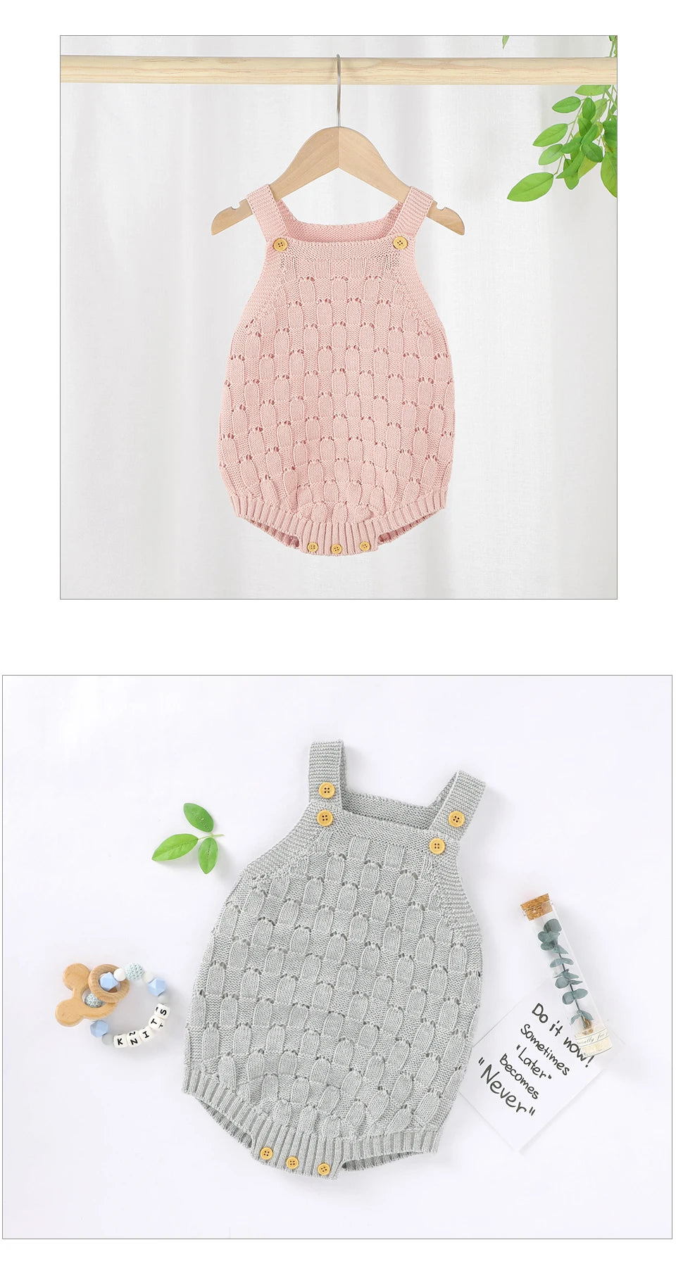 Infant Cotton Onesie for Toddler Boys Girls One Pieces Outfits 0-18m