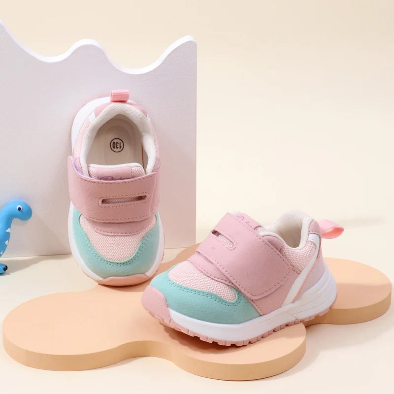 Kids  Prewalker Sneakers – Rubber Sole Anti-Slip Casual Shoes