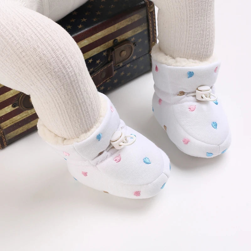Winter Newborn Baby Cotton Booties