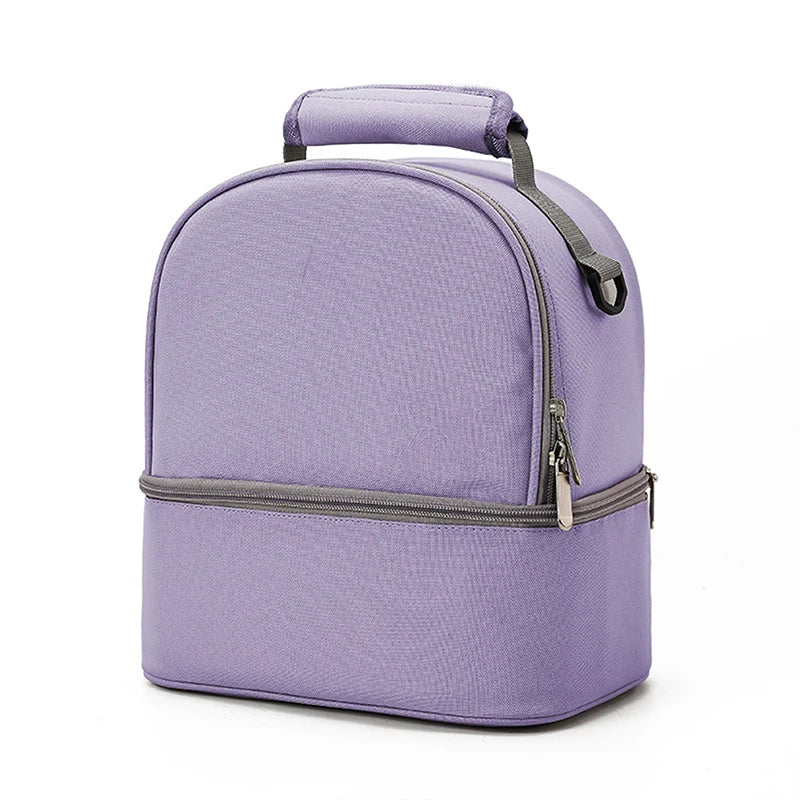 Fashion Mommy Bag – Insulated, Large Capacity, Portable for Travel & Picnic