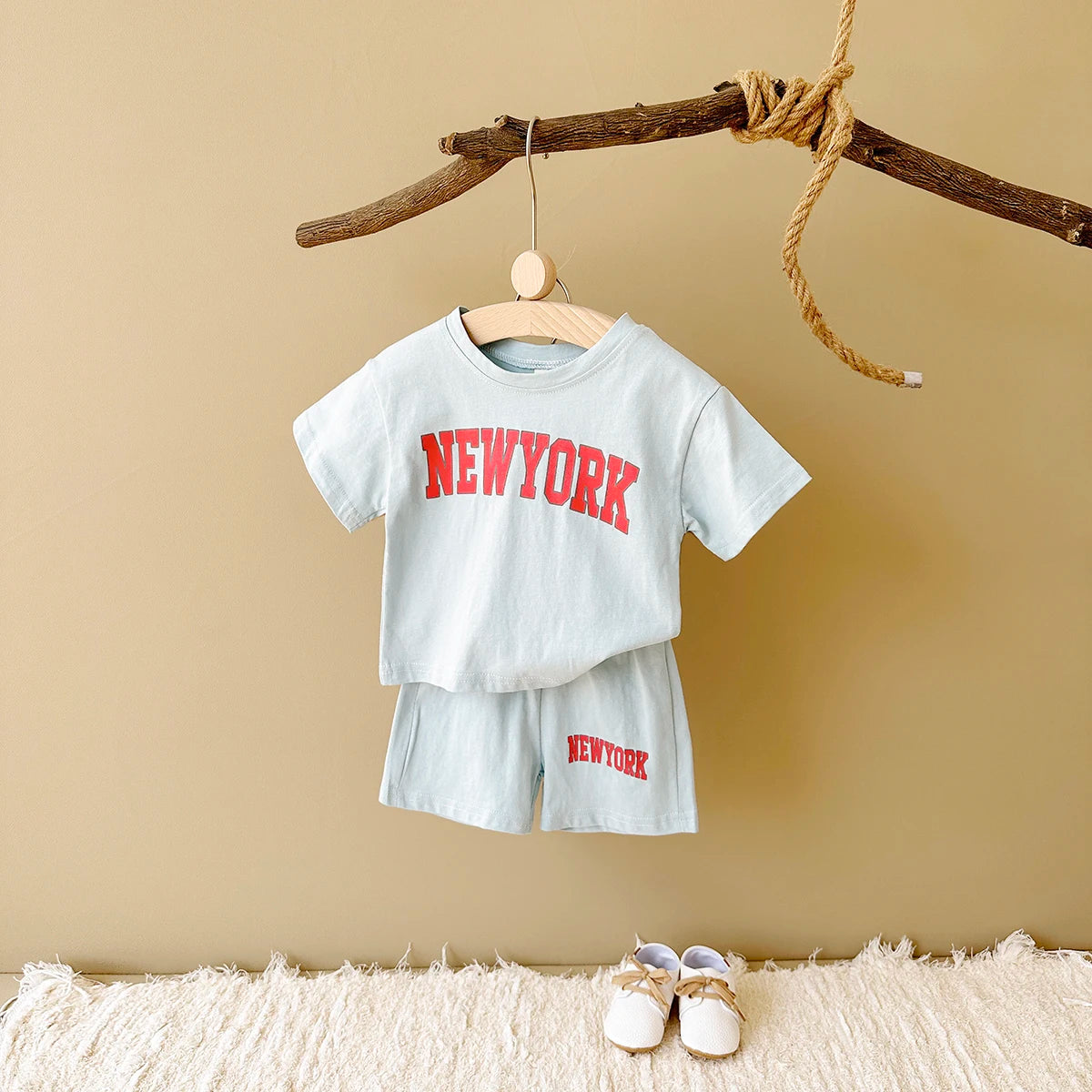 T-shirt & shorts Girls Sports Set 2Pcs Infant Outfit Set