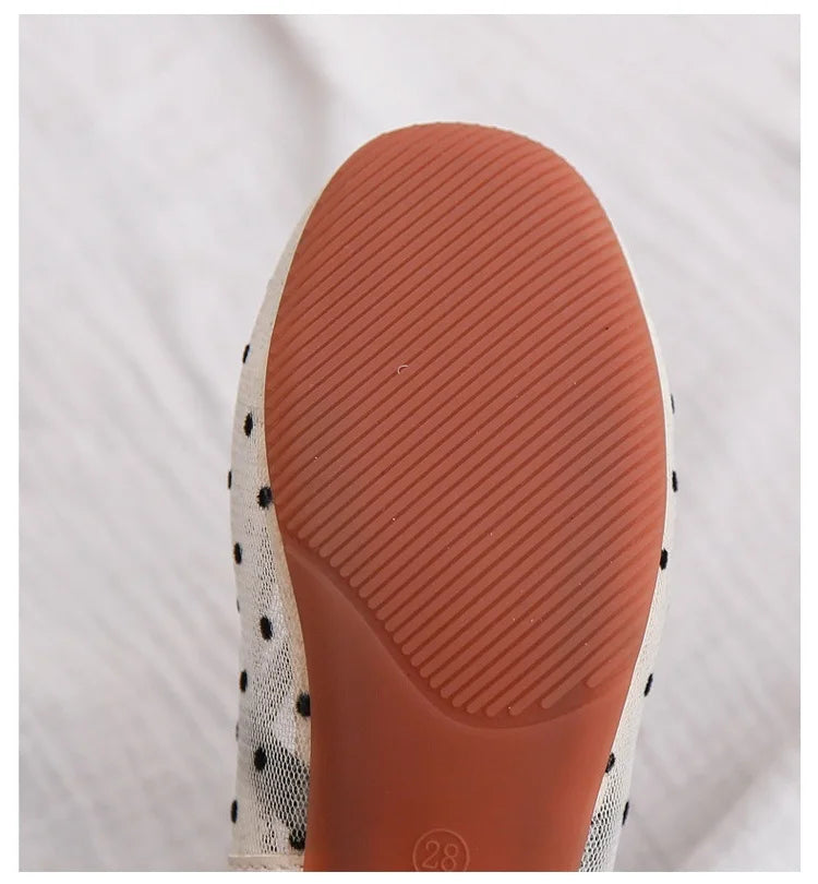 Girls’ Leather Dance Shoes