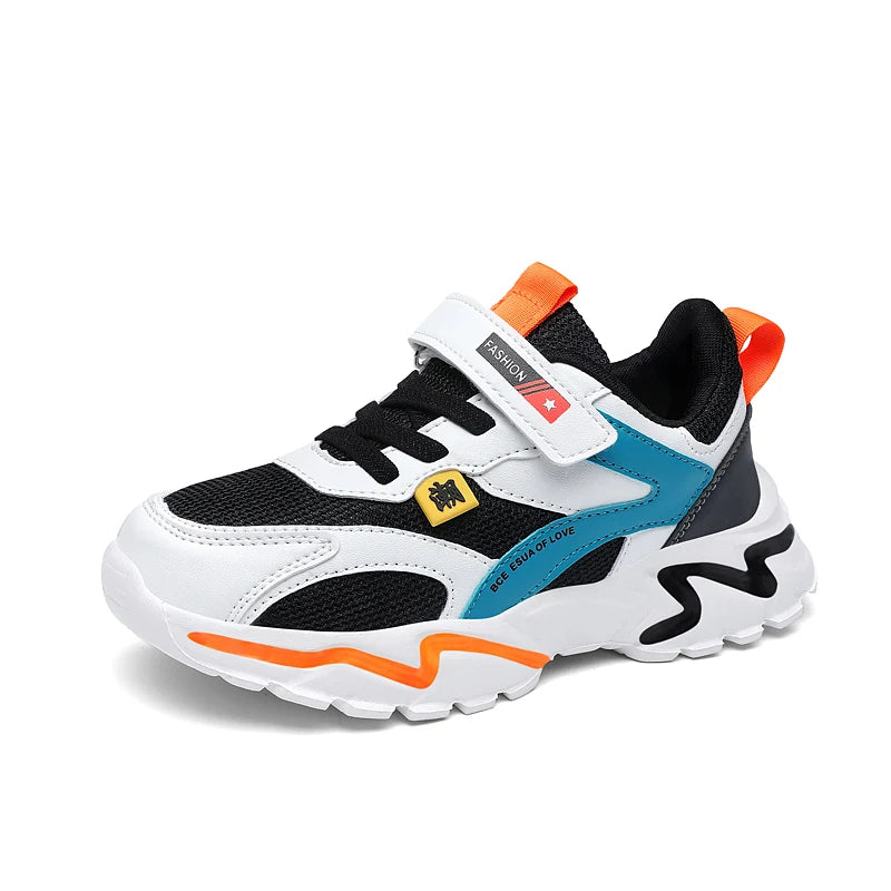 Kids Breathable Sneakers – Outdoor Casual & Sport Shoes (5–16 Years)