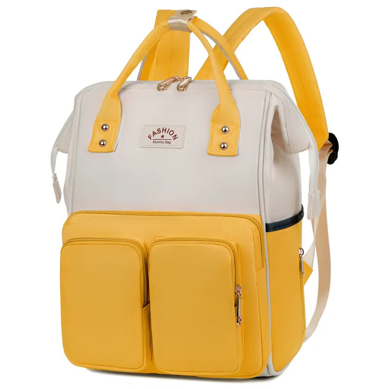 Nappy Backpack Bag – Large Capacity Waterproof Diaper Bag for Baby Care & Travel